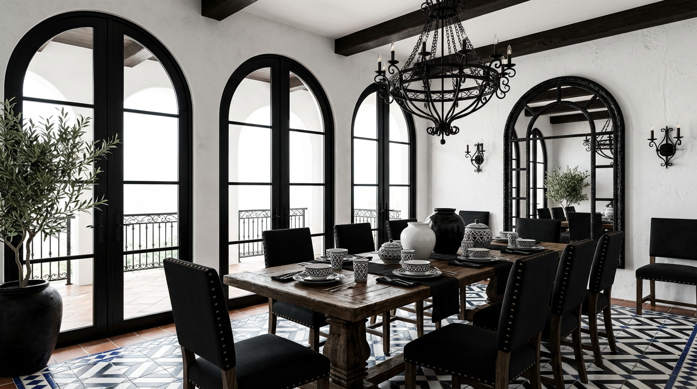 Mediterranean dining-room